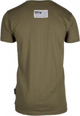 Gorilla Wear Pánske tričko s krátkym rukávom Classic T-shirt Army Green