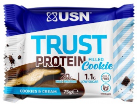 USN Trust Protein Filled Cookies 75 g - narodeninový dort