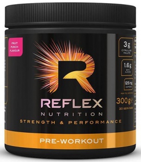 Reflex Pre-Workout 300 g - ovocný mix VÝPREDAJ 11.2024