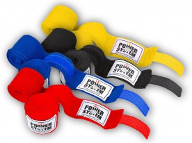 Power System Boxovacie bandáže BOXING WRAPS 4m - červená