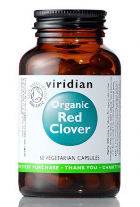 Viridian Organic Red Clover (ďatelina lúčna bio) 60 kapsúl