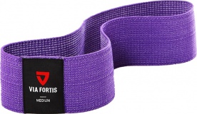 Via fortis odporová guma Stoff loop band - light červená