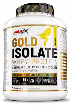 Amix Gold Whey Protein Isolate 2280 g + Amix Fitness Bag ZADARMO