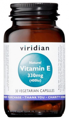 Viridian Vitamin E 330mg 400iu 90 kapsúl