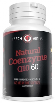 Czech Virus Natural Coenzyme Q10 100 kapsúl