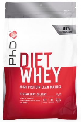 PhD Diet Whey Protein 1000 g + šejkr 600 ml ZADARMO