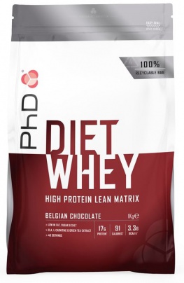 PhD Diet Whey Protein 1000 g + šejkr 600 ml ZADARMO