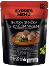 Expres menu Rajská omáčka s hovädzím mäsom 600g