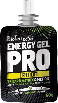 BioTechUSA Energy Gel PRO 60 g - citron