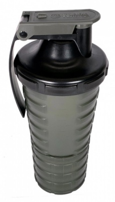 Nuclear Nutrition Šejker 600 ml s dávkovačom - čierno/zelený