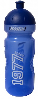 Isostar Fľaša Bidon 650 ml – strieborná (odklápacia)
