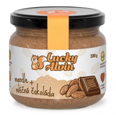 Lucky Alvin Mandľový krém s mliečnou čokoládou 330 g PREŠLA DMT 25.2.2024