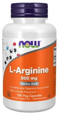 Now Foods L-Arginine 500mg 100 kapsúl