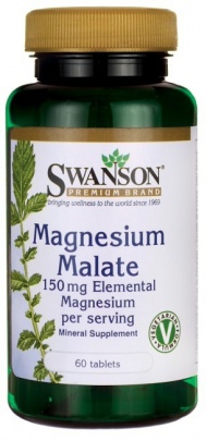 Swanson Magnesium Malát 150 mg 60 tabliet