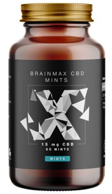 Brainmax CéBéDé Mints 15 mg, 60 cukríkov