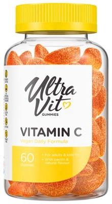 UltraVit Gummies Vitamin C 60 želé cukríkov - Výpredej  (DMT 30.11.2023)