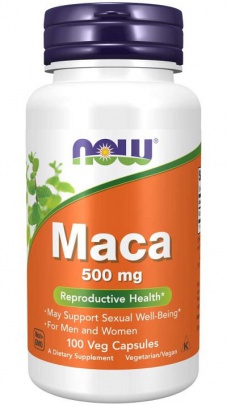 Now Foods Maca 500 mg 100 rostlinných kapsúl