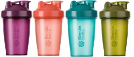 Blender Bottle Classic 400 ml - Cyan (modrá)