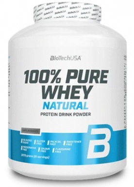 BioTechUSA 100% Pure Whey 2270 g - lieskový oriešok