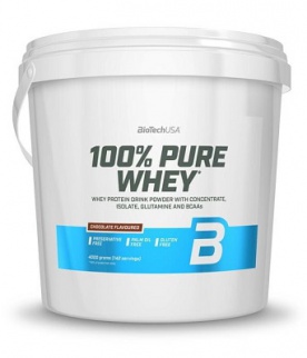 BioTechUSA 100% Pure Whey 4000 g - vanilka bourbon
