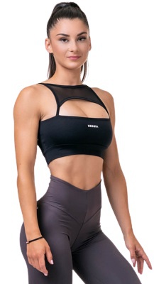 Nebbia Classic Hero športová podprsenka 579 black - S