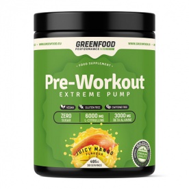 GreenFood Performance Pre-Workout 495 g - melón