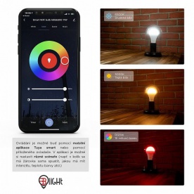 Chytrá žiarovka Blight LED, závit E14, 5,5W, WiFi, APP, stmievateľná, farebná
