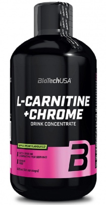 BioTechUSA L-Carnitine + Chrome 500 ml - pomaranč