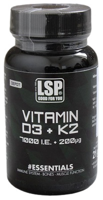LSP Vitamin D3 7000 IU / K2 200 mcg 60 kapsúl