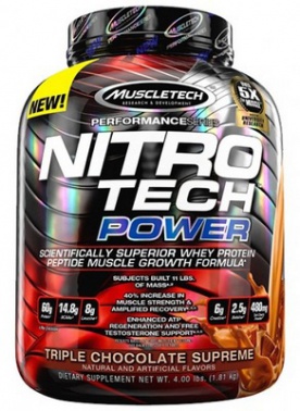 MuscleTech Nitro-Tech Power 1800 g + Vapor 1 Pre-Workout 95 g ZADARMO