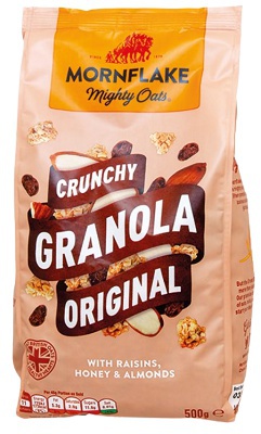Mornflake Crunchy Granola 500 g Havajské ovocie