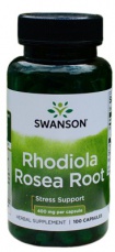 Swanson Rhodiola Root 400 mg 100 kapsúl
