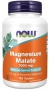 Now Foods Magnesium Malate (horčík malát) 1000 mg 180 tabliet