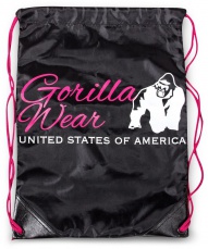 Gorilla Wear taška Drawstring Bag čierná/růžová