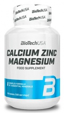 BioTechUSA Calcium Zinc Magnesium 100 tabliet