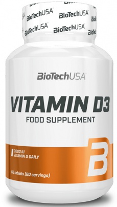 BiotechUSA Vitamin D3 60 tabliet