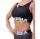Nebbia Smart Zip športová podprsenka 578 black - M