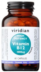 Viridian High Potency Vitamín B12 60 kapsúl