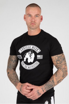 Gorilla Wear Pánske tričko Tulsa Black - 3XL