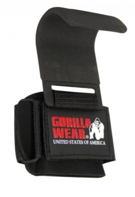 Gorilla Wear Weigth Lifting Hooks Black