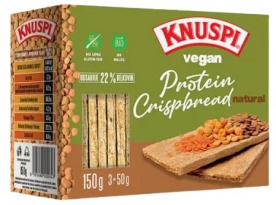 Knuspi Vegan Protein Crispbread 150g - Tekvica