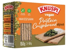 Knuspi Vegan Protein Crispbread 150g - Tekvica