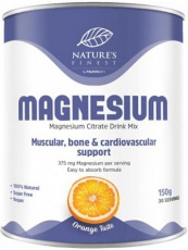 Nature's Finest Magnesium Citrate 150 g - pomaranč
