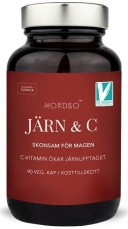 Nordbo Järn & C (Železo a Vitamín C) 90 kapsúl