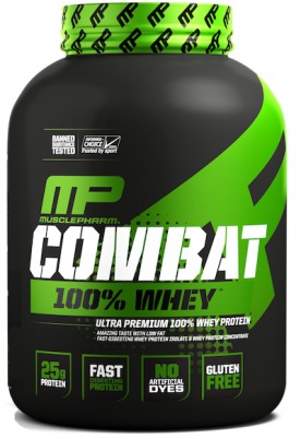 MusclePharm Combat 100% Whey 2269 g - vanilka VÝPREDAJ (POŠK.OBAL)