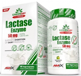 Amix GreenDay ProVEGAN Lactase Enzyme 60 kapsúl VÝPREDAJ 11.2024