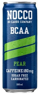 Nocco BCAA 330 ml - Juicy Melba - broskyňa (sycený)