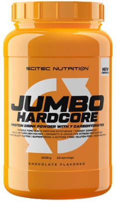 Scitec Jumbo Hardcore 1530 g - banán/jogurt