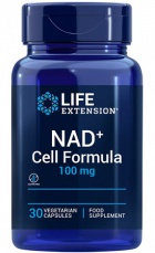 Life Extension NAD+ Cell Formula 100 mg 30 kapsúl