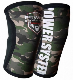 Power System Kolenní bandáže Knee Sleeves Camo - S/M